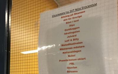 Jeanette gör praktik på Veckans Ord med Kristian Luuk