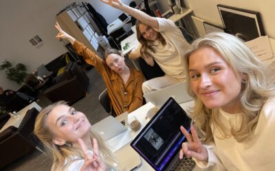 Vilma sköter sociala medier på Let’s dance