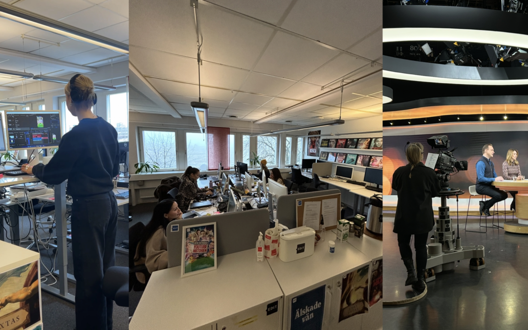 Elin har praktik på SVT Edit