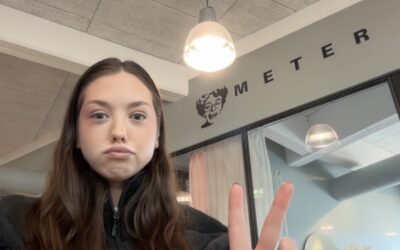 Ebba har praktik på Meter/Jarowskij